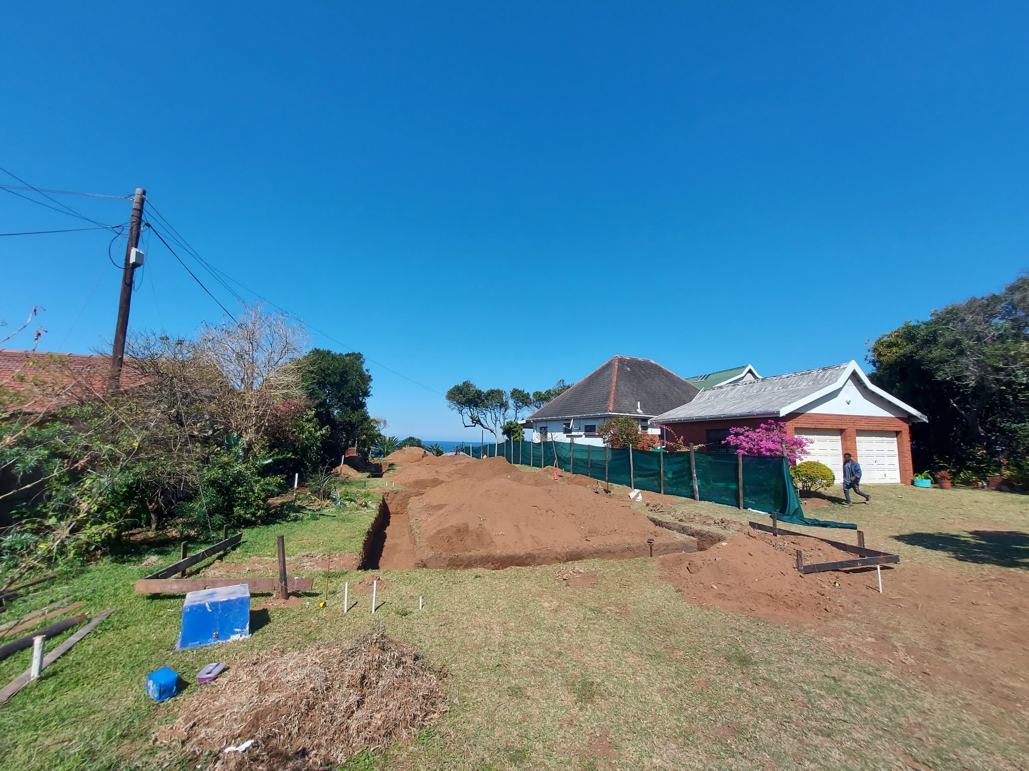 New build landscaped site