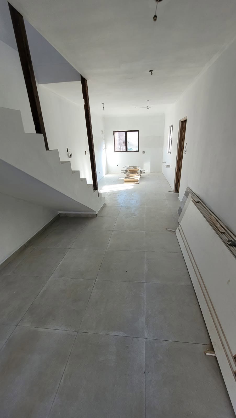 Interior carpentry and fit-out, finished hallway